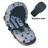 Seat Liner & Hood Trim to fit Bugaboo Pushchairs - Dalmation Faux Fur